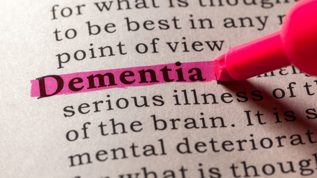 Definition of dementia