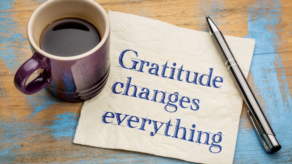 Practising gratitude can help you feel more joy in your life
