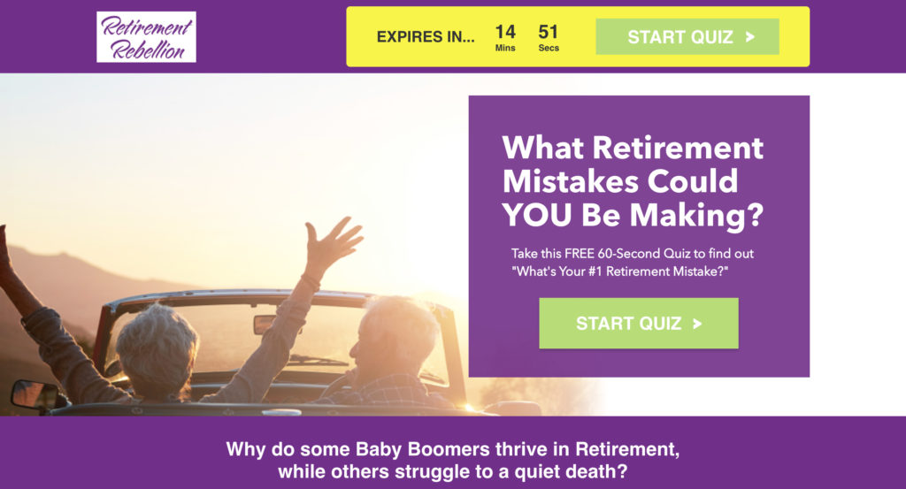 Cover of my Retirement quiz