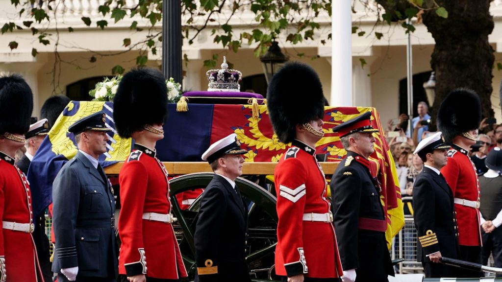 Procession of Queen Elizabeth II